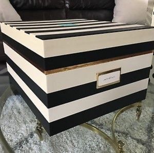 Striped Nesting Box Black & White 😍 - Large